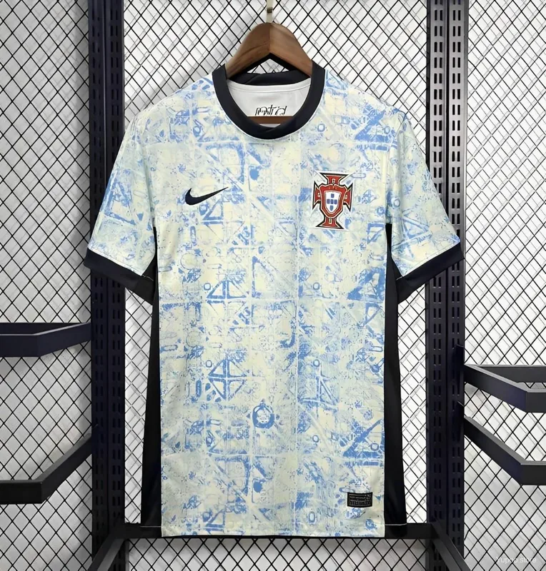 Camiseta Portugal 2024 VISITANTE MANGA CORTA VERSION FAN